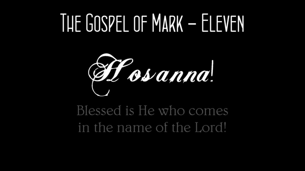 The Gospel of Mark Chapter 11