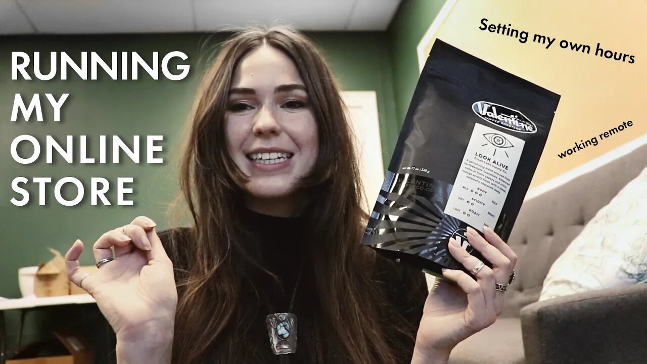 I have my own specialty coffee! | Filling orders, running my store