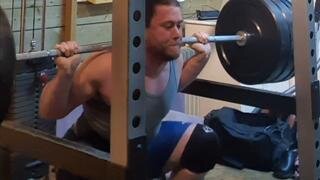 3x8 132.5 Kgs High-bar Squats.