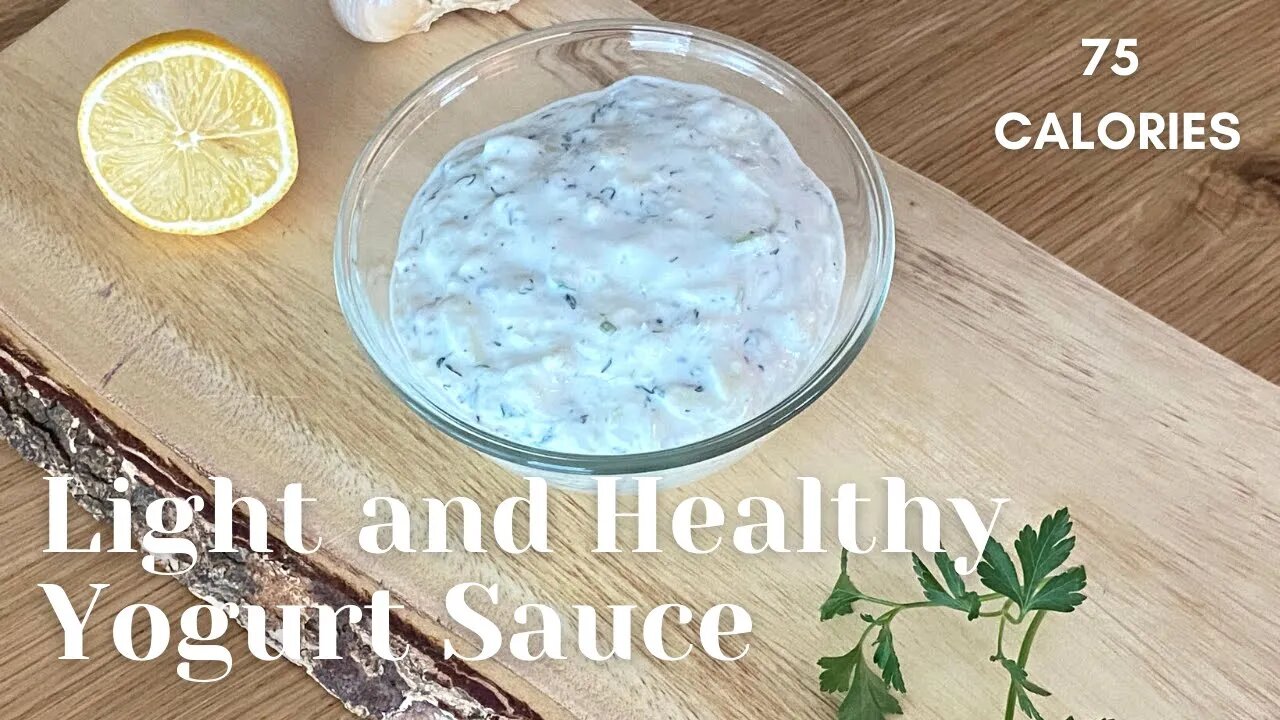 Tzatziki Sauce | Healthy Low Calorie Dip