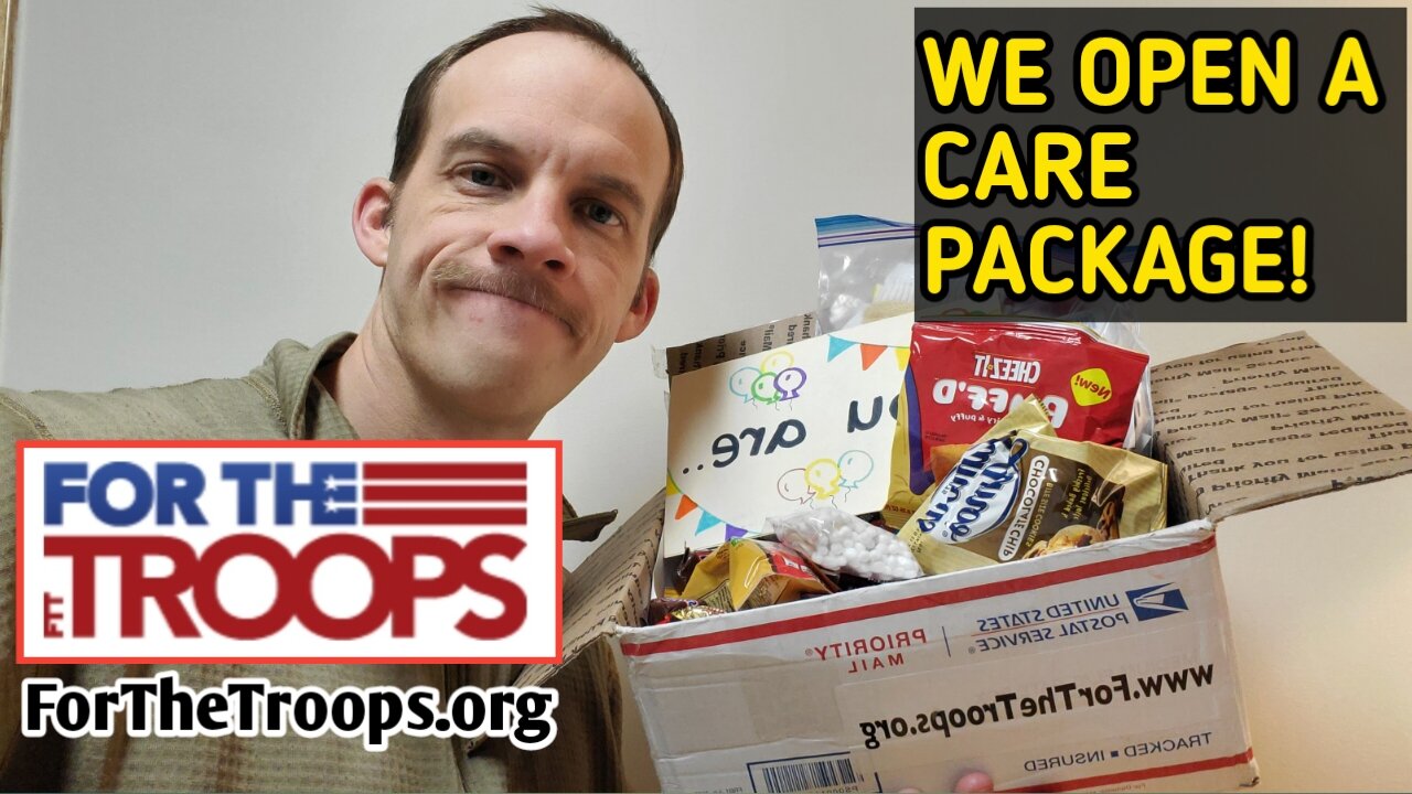 For The Troops Care Package! | US Army Care Package UNBOXING!