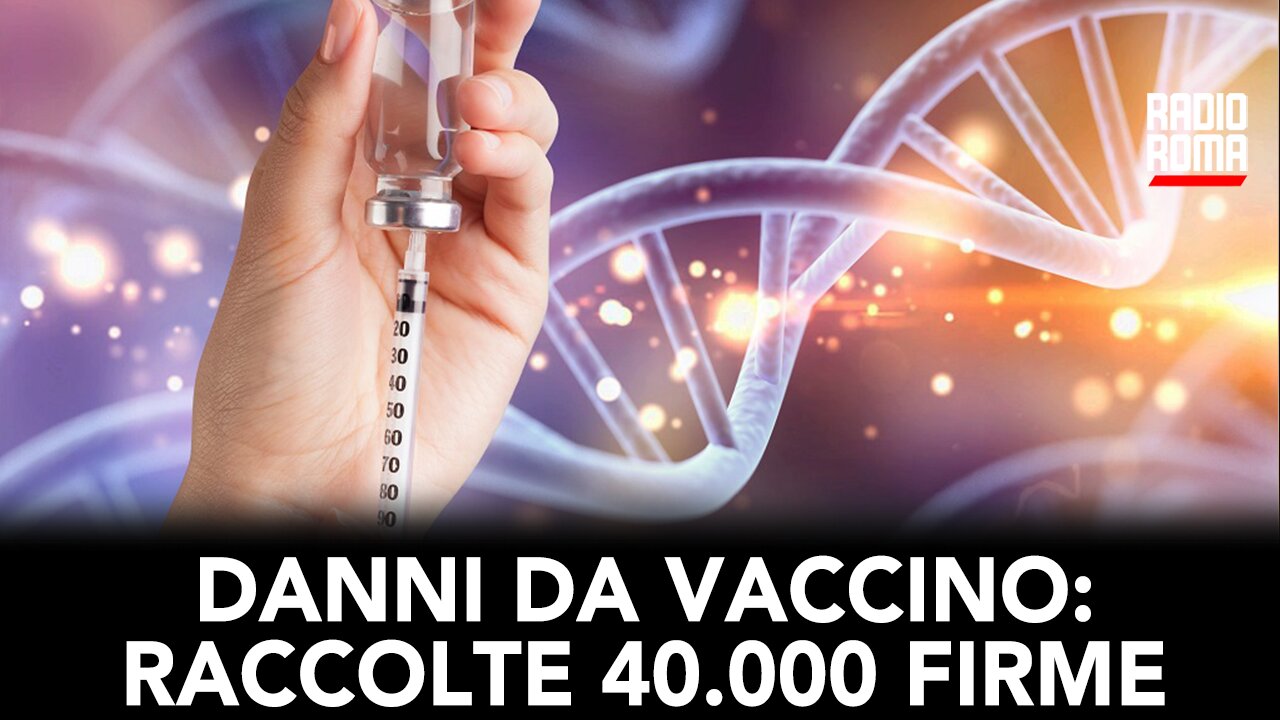 DANNI DA VACCINO: RACCOLTE 40.000 FIRME