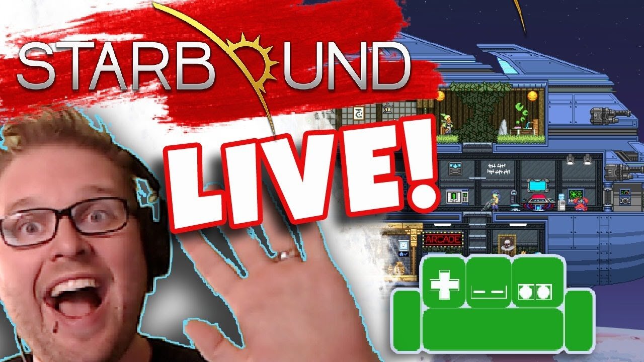 Starbound LIVE - Like Terraria but in SPACE!! ... in the Basement