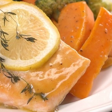 Honey Glazed Sheet Pan Salmon
