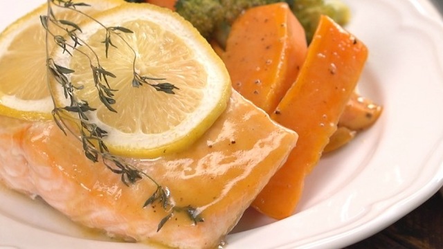 Honey Glazed Sheet Pan Salmon