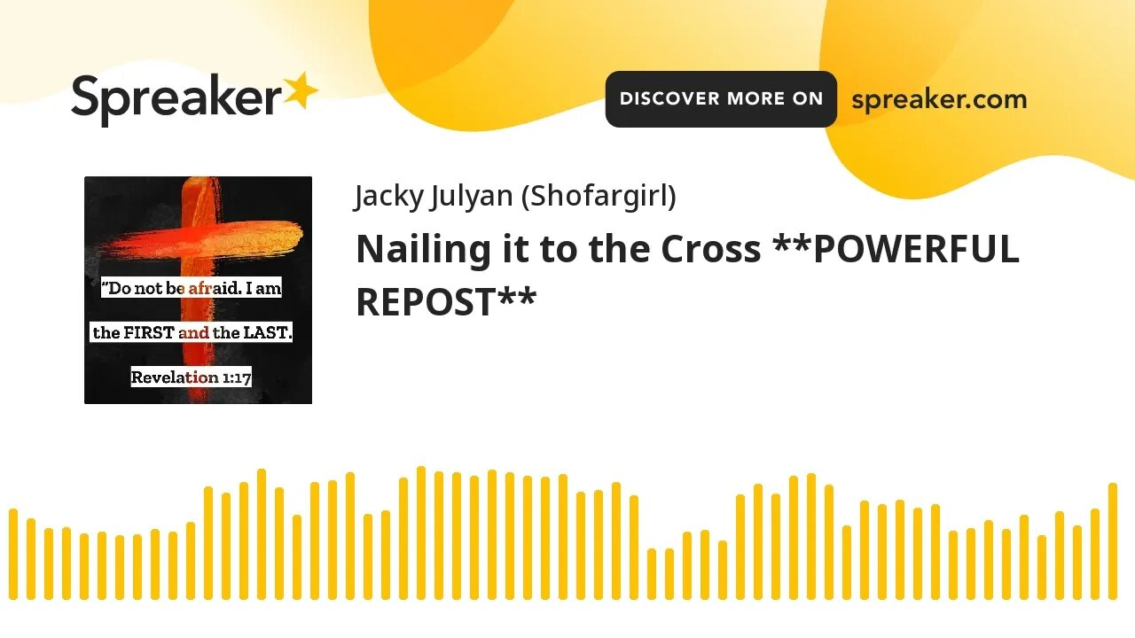 Nailing it to the Cross **POWERFUL REPOST**