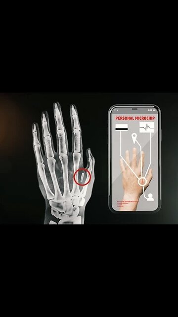 RFID CHIP IMPLANTED IN HAND, IT WORKS SIMILAR TO A CREDIT CARD….”to receive a mark in their right hand, or in their foreheads:” 🕎Luke 20:25 “Render therefore unto Caesar the things which be Caesar's”