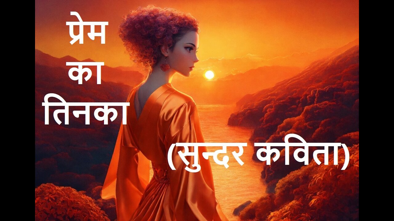 प्रेम का तिनका (सुन्दर कविता)