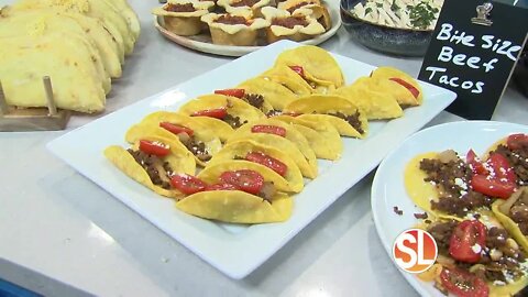 Chef Mama J. prepares recipes for Taco Bar Tuesday served family style.