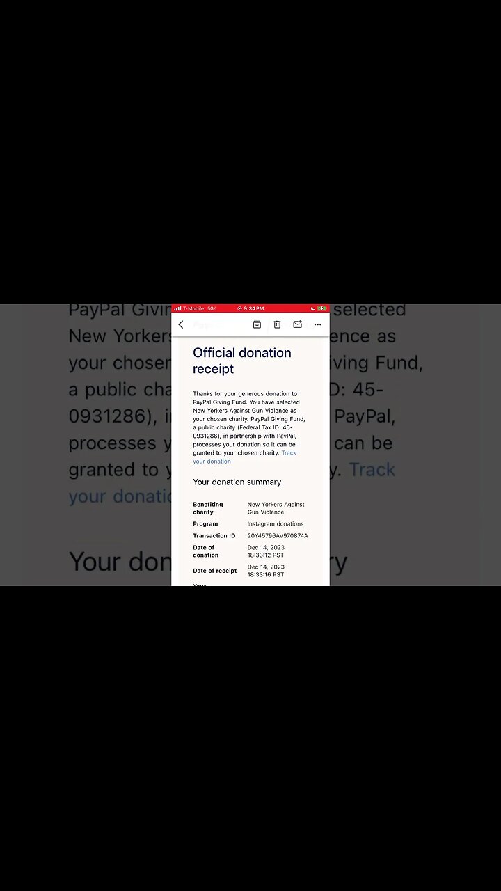 Nyagv donation