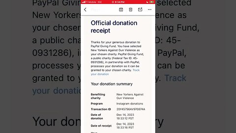 Nyagv donation