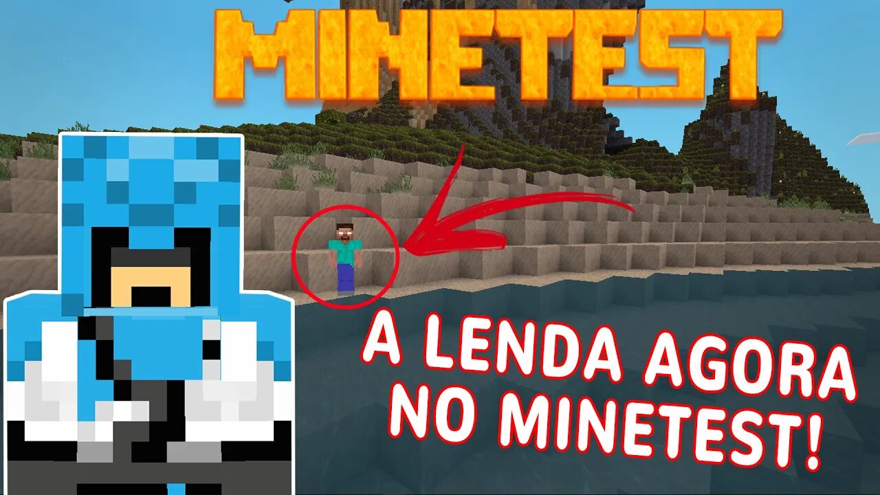 A LENDA RESSURGIU AGORA NO MINETEST! - MINETEST: HEROBRINE MOD