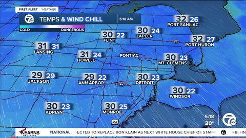 Detroit Weather: Slick A.M. drive; Turning attention to winter storm Wednesday