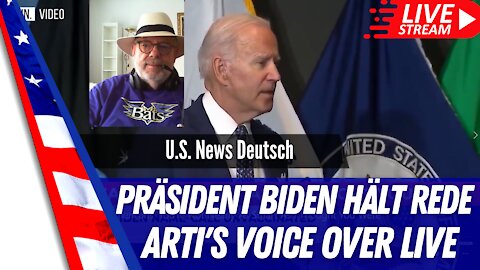 Biden Corona Rede als Voice Over