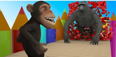 Learn Animals & Fruits With Funny Monkey Style PC games w/Adventure Animals ‏