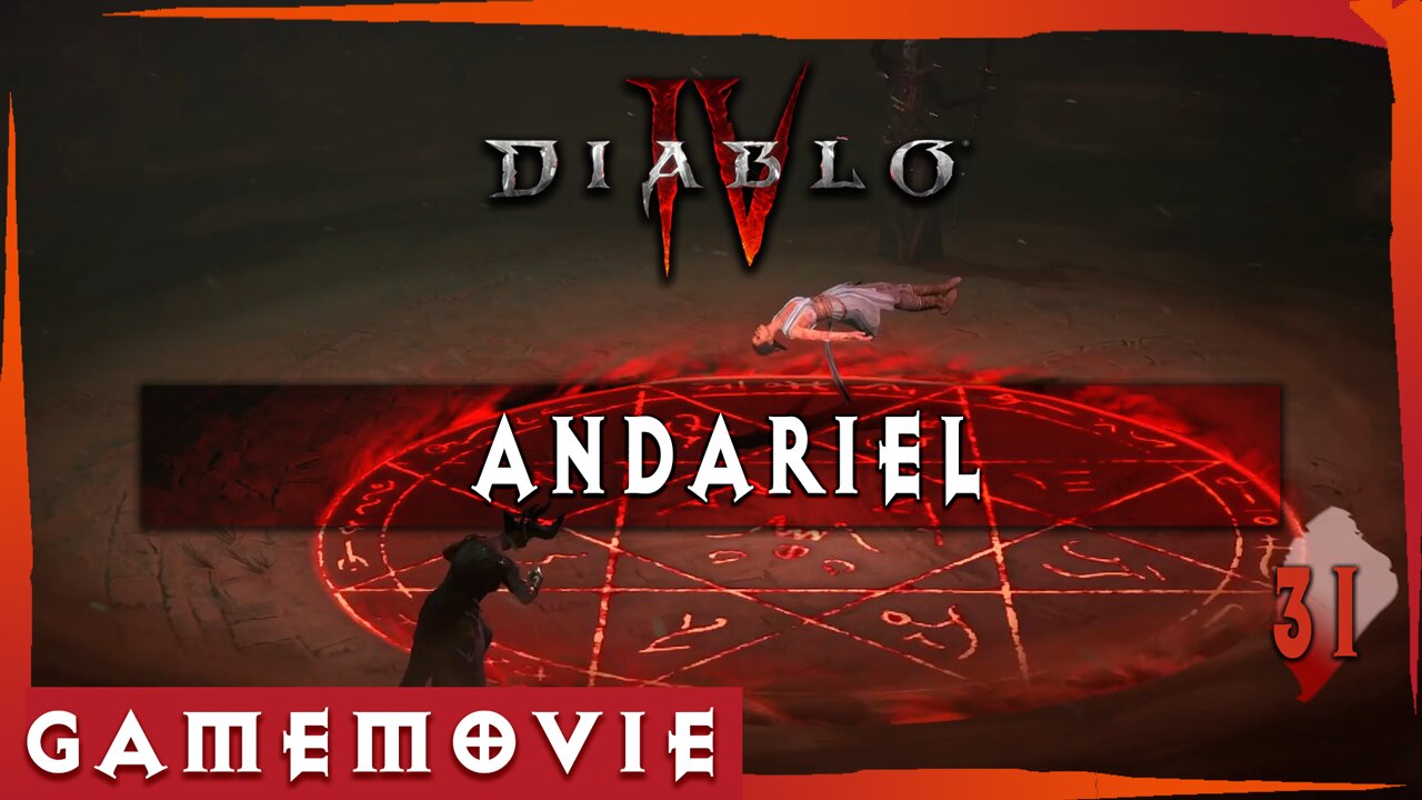 Diablo 4 ACT 4 Game Movie | ANDARIEL