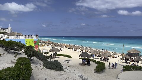 Wow, beautiful ocean view in Cancun Mexico ￼