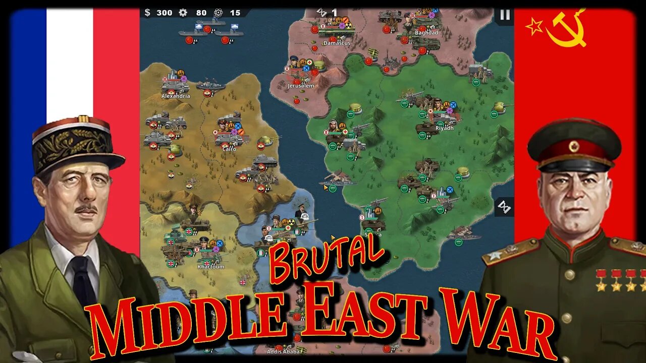 France WINS! Middle East War BRUTAL Cold War Alternate History