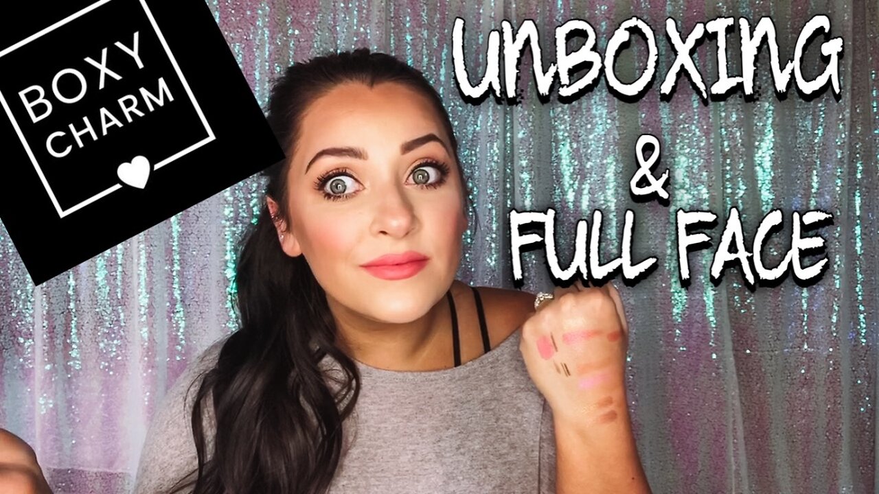 BLOWN AWAY... BOXY CHARM UNBOXING & FULL FACE FIRST IMPRESSION. BASE+ PREMIUM BOXES.