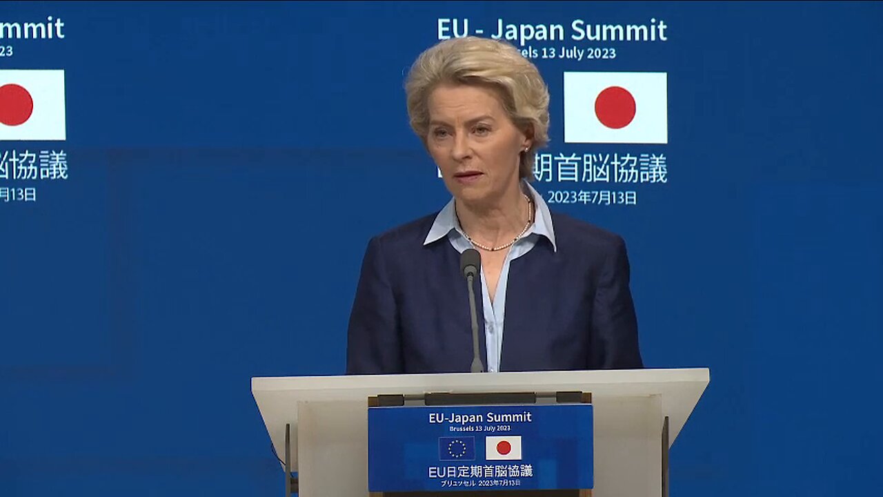 Press conference by Ursula von der Leyen, Charles Michel and Fumio Kishida - July 13, 2023