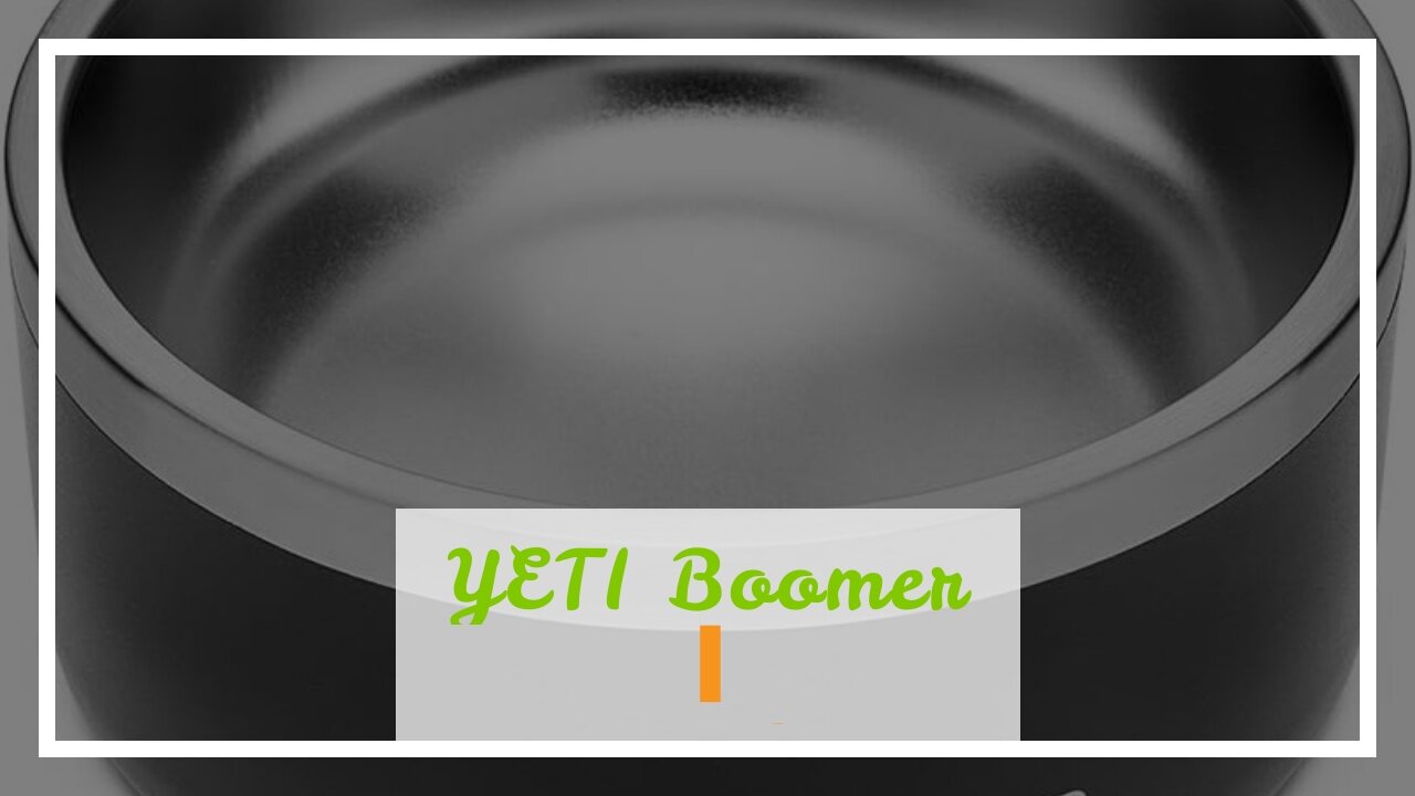 YETI Boomer 4, Stainless Steel, Non-Slip Dog Bowl, Holds 32 Ounces