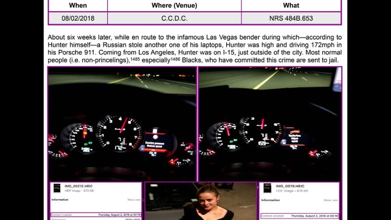 After Dark, Thur Apr 20, 2023, Hunter's Sportscar, Insurance Fraud & Firearms Violation Evidence