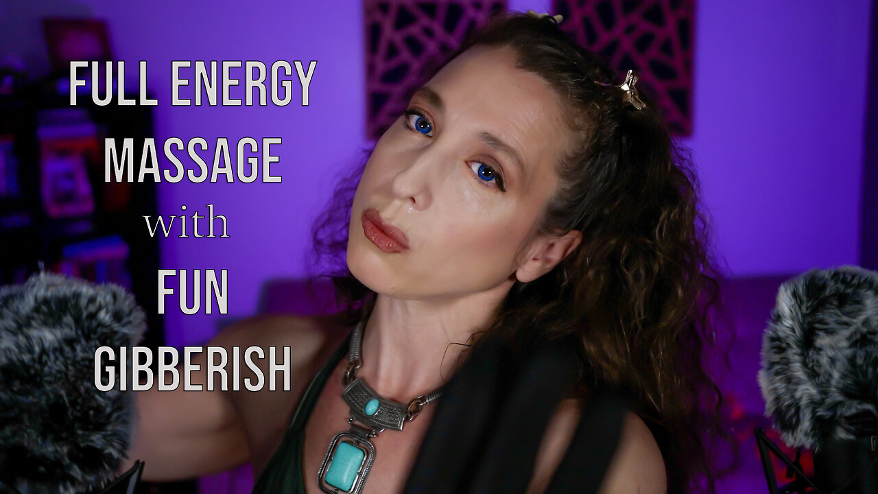 ASMR 💜 💫 FULL ENERGY MASSAGE 💫 💜 MYSTICAL JOY GIBBERISH 🧚‍♂🧚‍♀🧚 💫 👀 💫 💜 💫 YOUR FAVORITE STAR 💜 💫