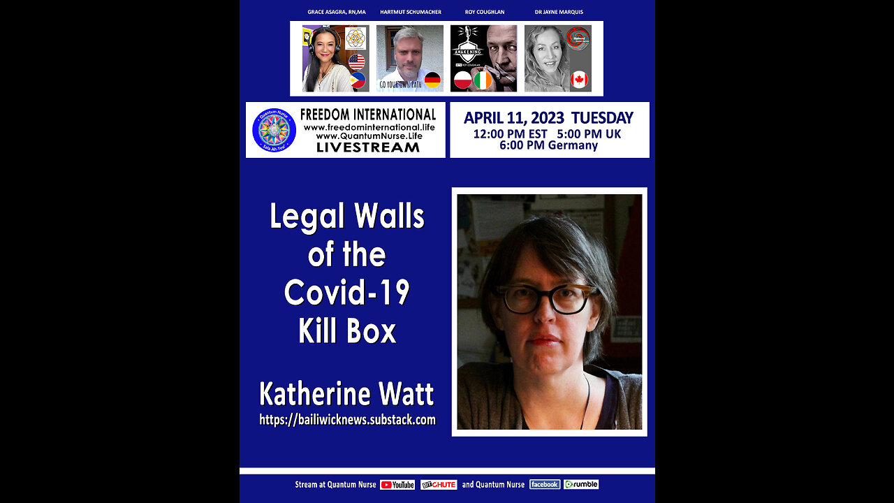 Katherine Watt - "Legal Walls of the Covid-19 Kill Box"