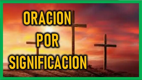 ORACION POR SIGNIFICACION