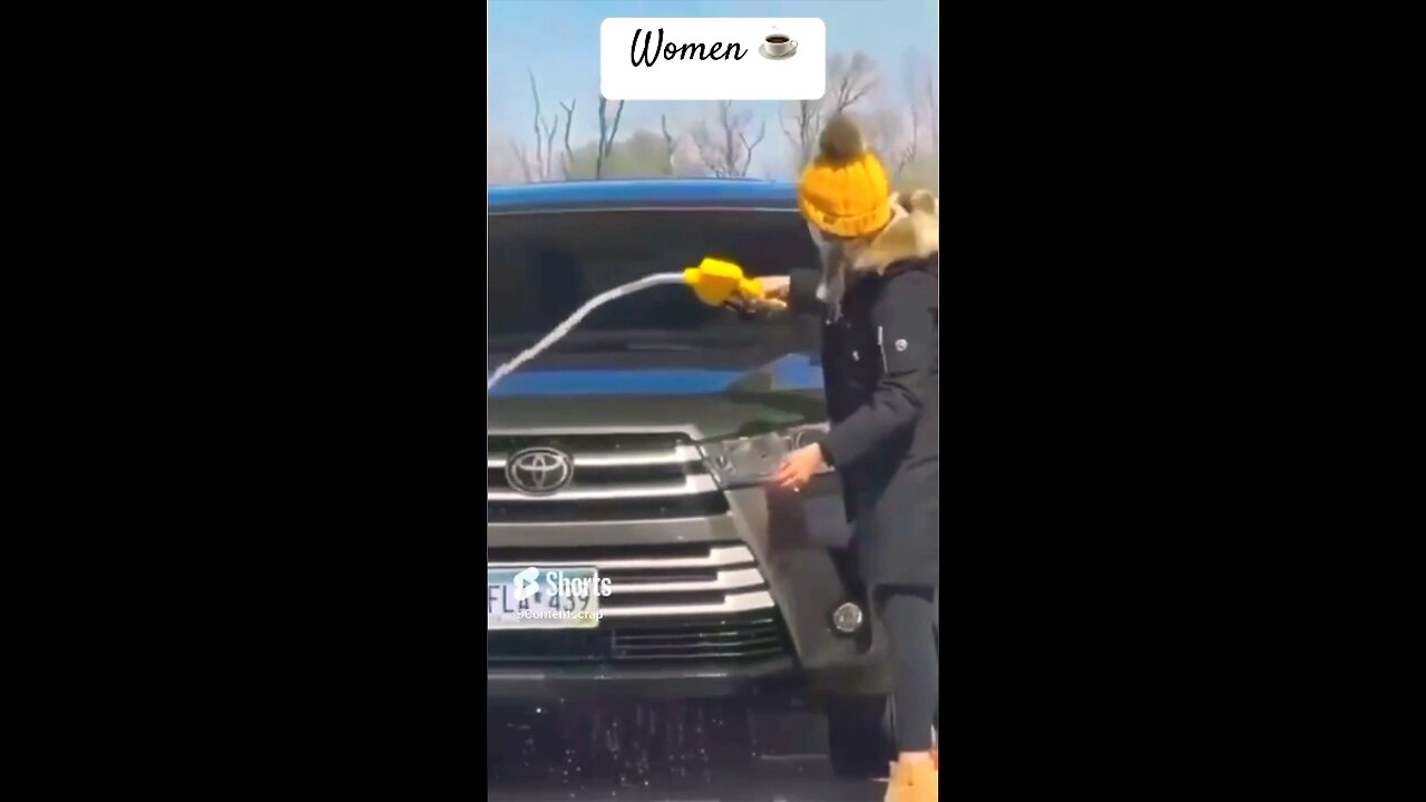 Women funny comedy fuel water wash