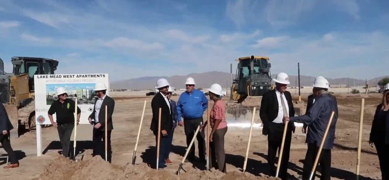 New affordable housing development broke ground today in North Las Vegas