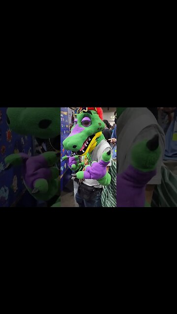 1980s Alligator Mascot Cosplay #shorts #trending #viral