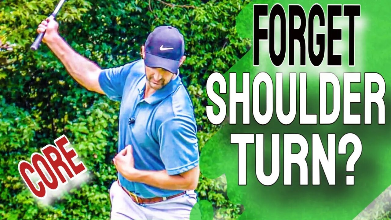 NO MORE Shoulder Turn In the Golf Swing - Do This With Your Rib Cage Instead!