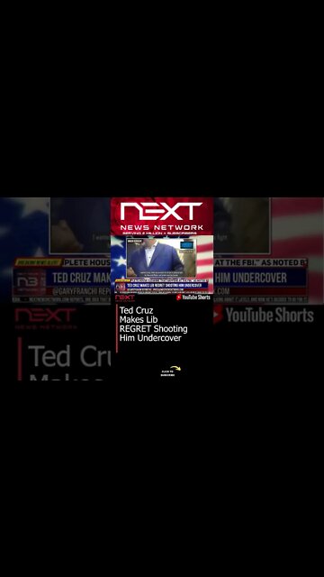Ted Cruz Makes Lib REGRET Shooting Him Undercover #shorts