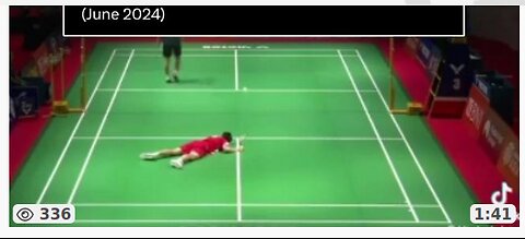 17 YEAR OLD BADMINTON PLAYER DROPS DEAD ON COURT!