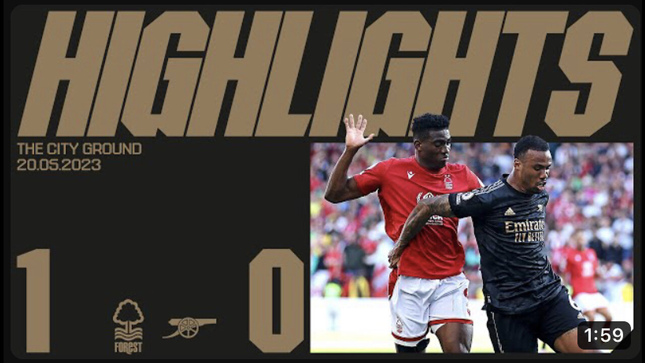 HIGHLIGHTS | Nottingham Forest vs Arsenal (1-0) | Premier League