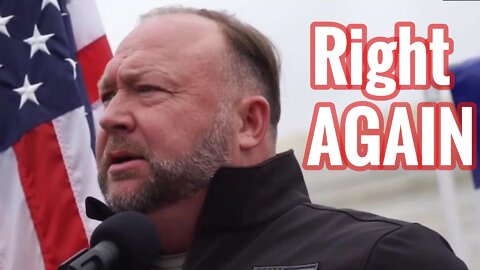 Alex Jones is Right Again