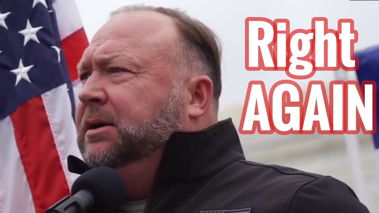 Alex Jones is Right Again