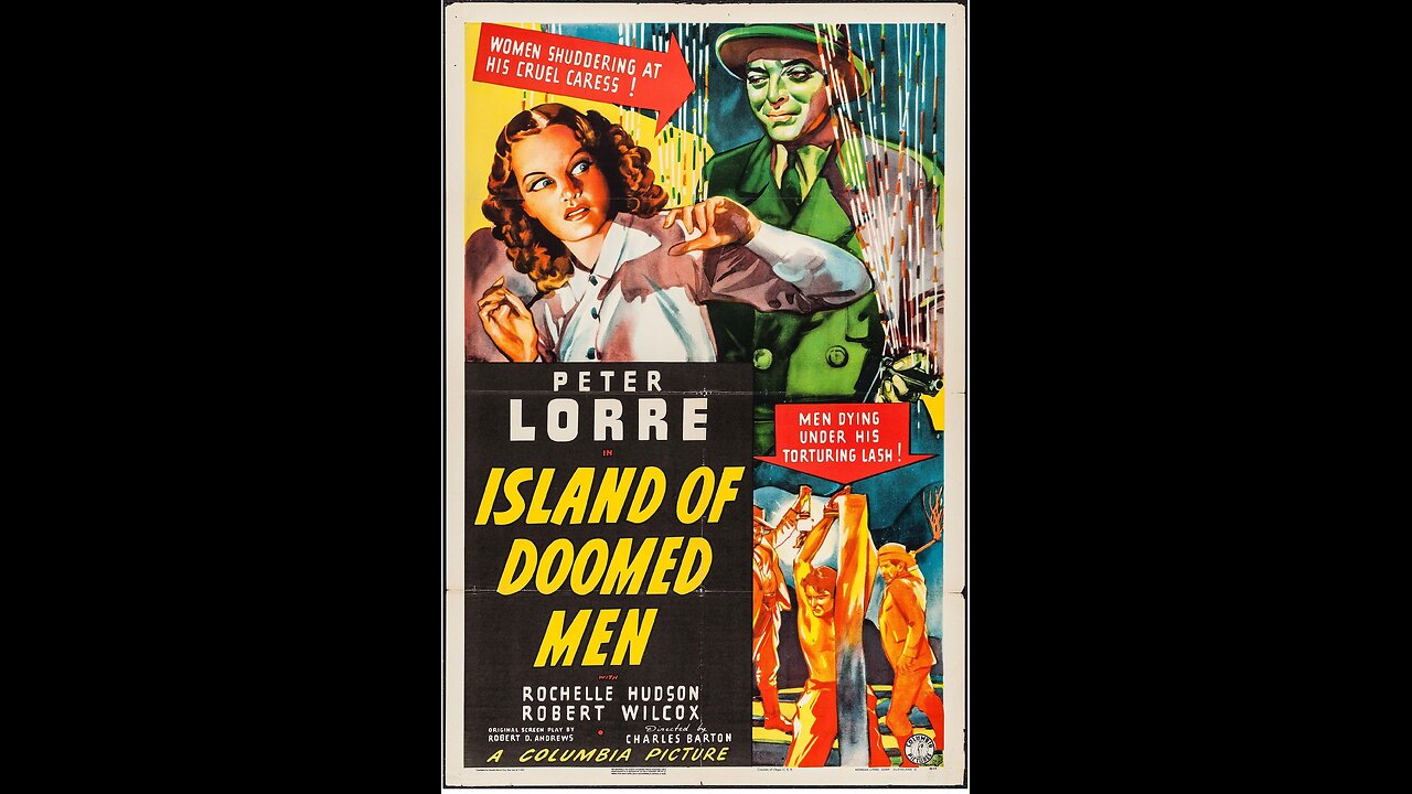 Island of Doomed Men (1940) | American film noir crime thriller directed by Charles Barton