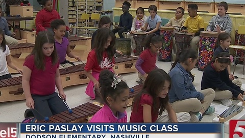 Eric Paslay Visits Elementary School