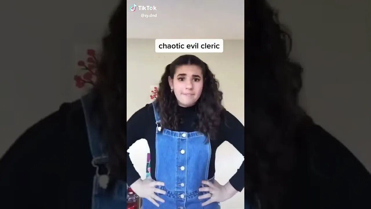 Chaotic evil cleric I TikTok