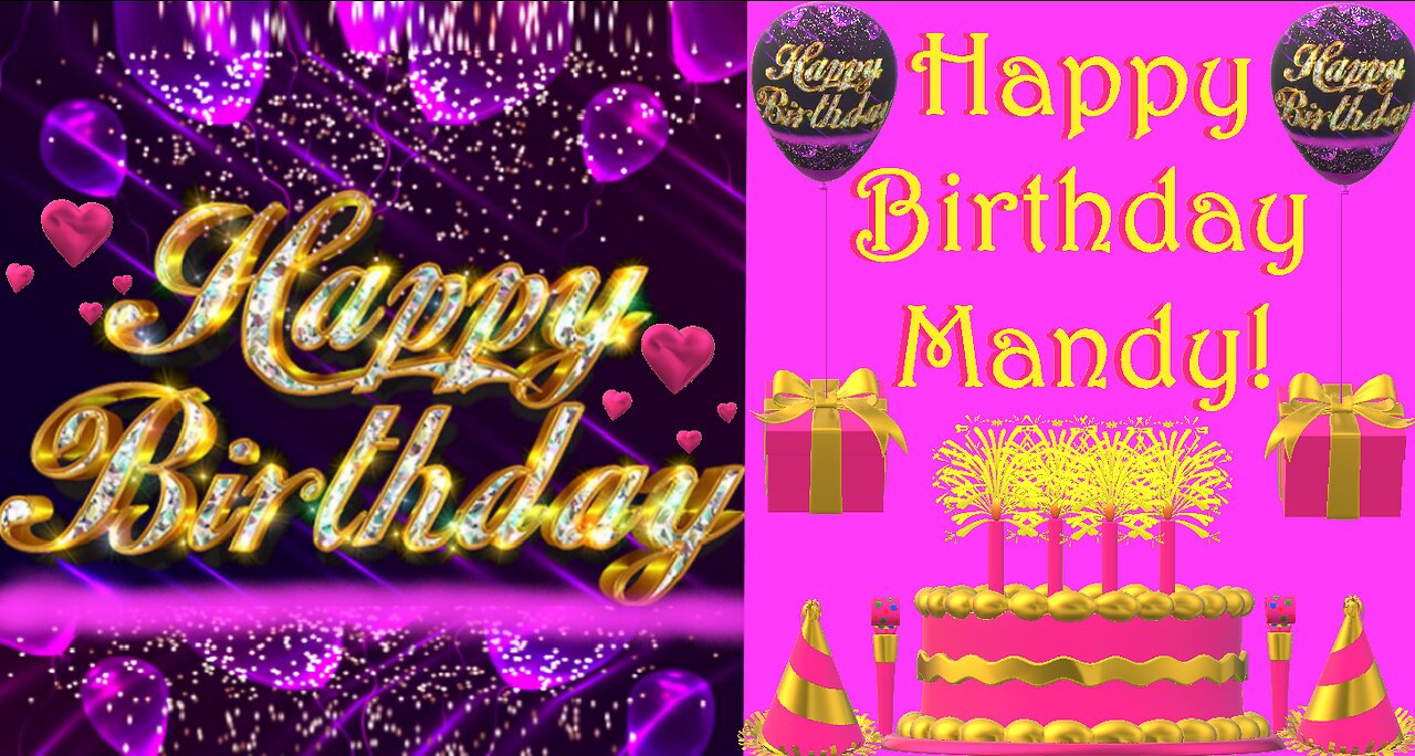 Happy Birthday 3D - Happy Birthday Mandy - Happy Birthday To You - Happy Birthday Song