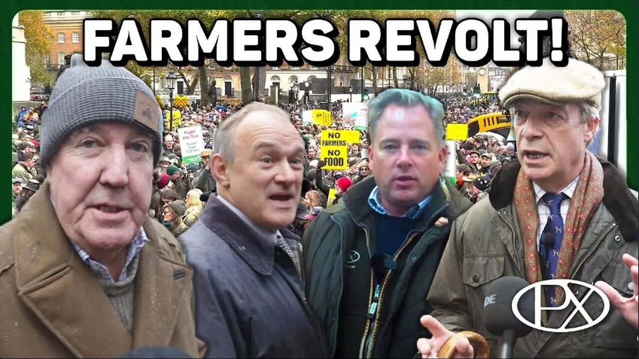 Farmers Take London - Meeting Clarkson, Farage & More at the Protest - 20th November 2024