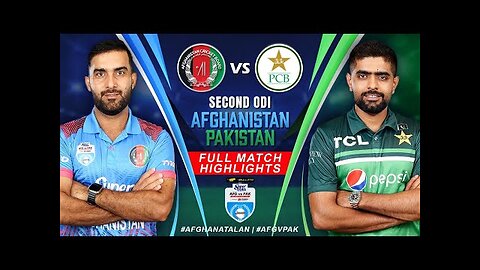 Pakistan vs Afghanistan 2nd ODI Full Highlights 2023