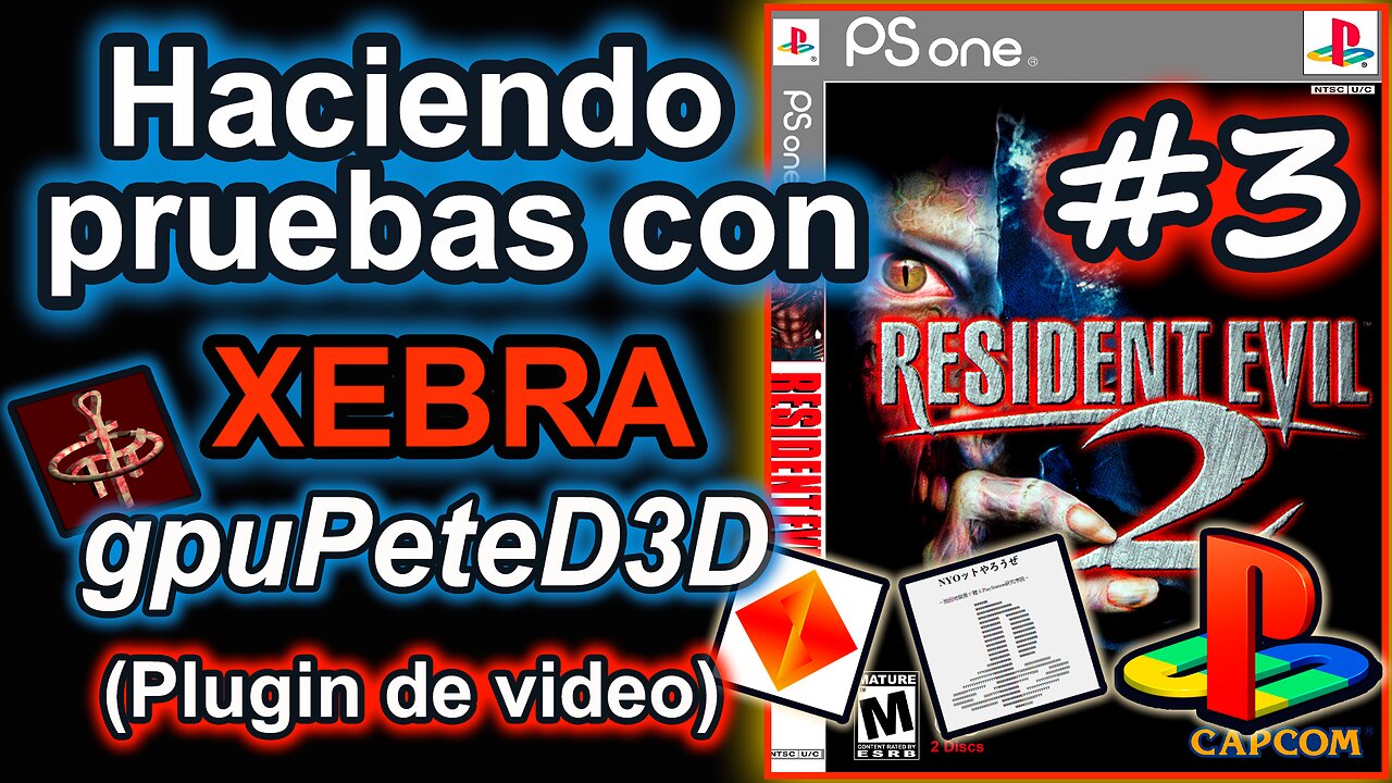 Probando el Emulador de la PS1,XEBRA (Instalación, configuración y plugin de video, 2024) PARTE #3