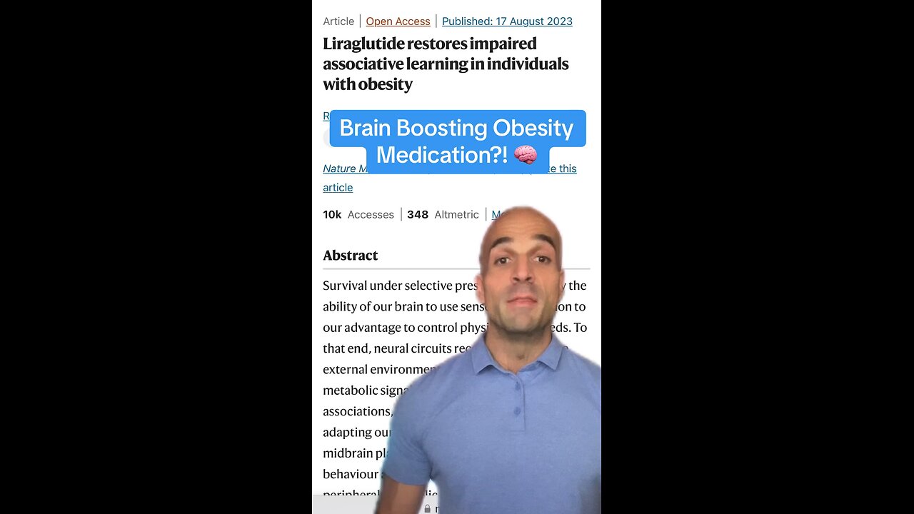Liraglutide shown to restore impaired associative learning in individuals with obesity!