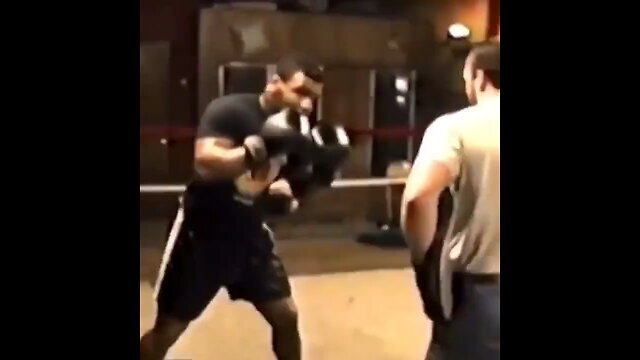 19-Year-Old Mike Tyson CRUSHES Pads!
