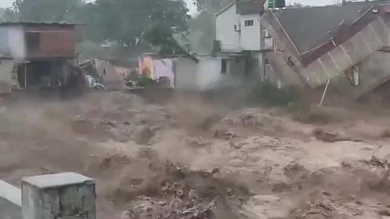 Horrifying images of destructive flooding in India