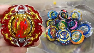 PROMINENCE PHOENIX vs TODOS OS BEYS DYNAMITE BATTLE | Beyblade Burst DB | Testando o PPH .Tp.MUn-10