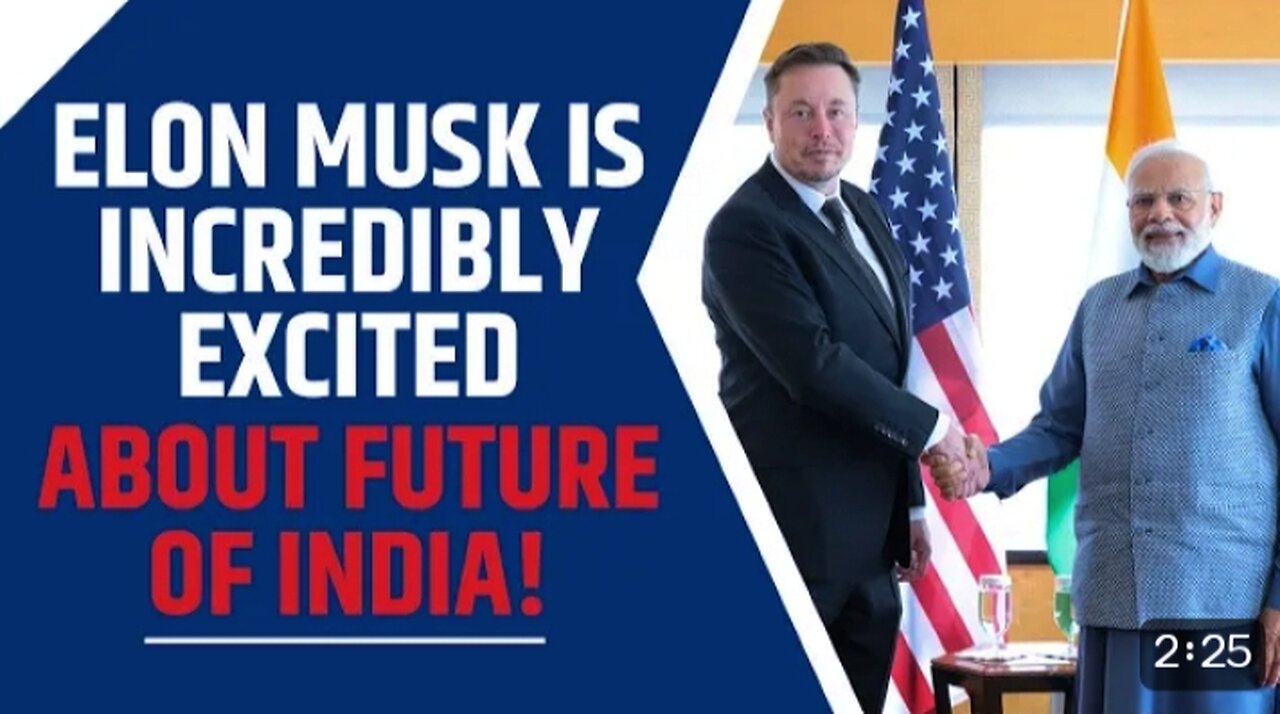 Elon musk meet with modi